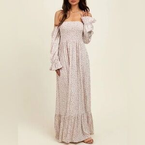 NEW ITEM POSTING! Floral Off-Shoulder Maxi Dress for Sale.